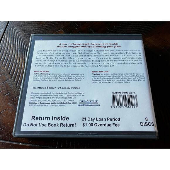All American Muslim Girl Audiobook CD Ex-Library Religion YA COMING OF AGE Teen - Picture 3 of 6